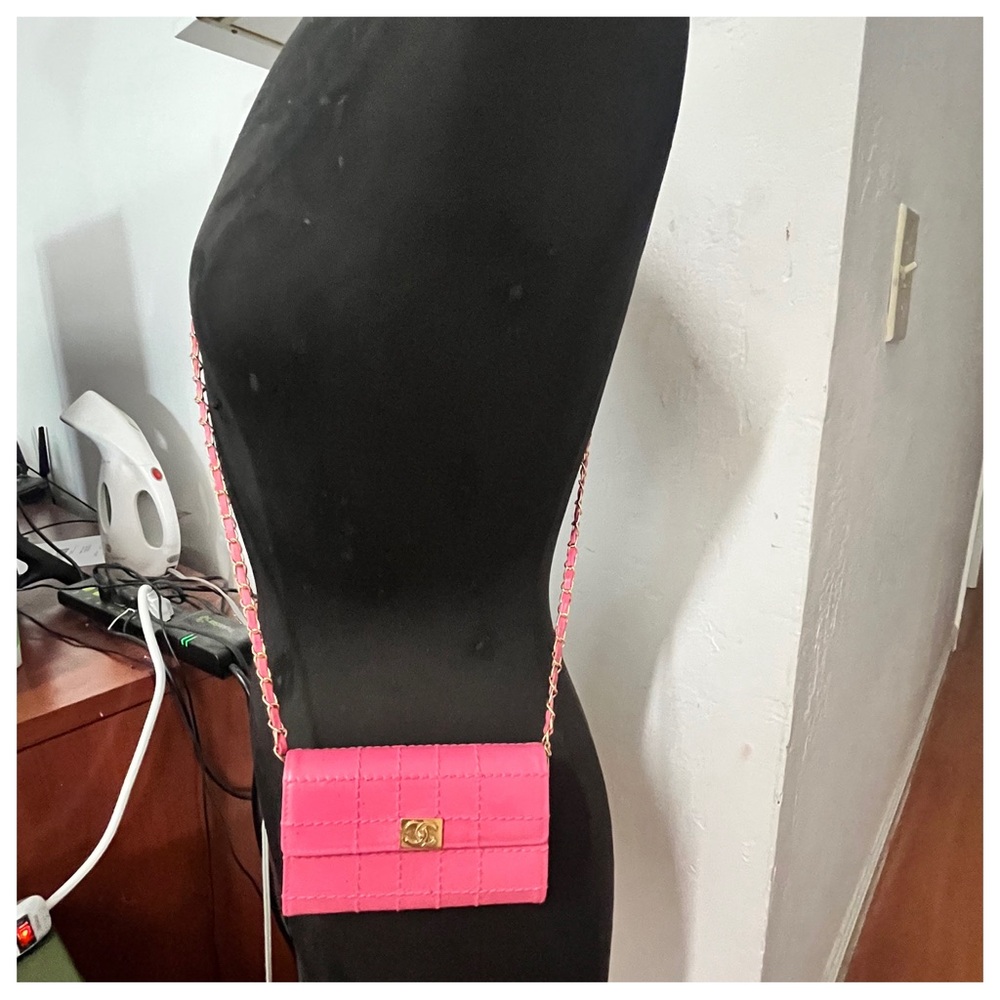 Authentic Chanel Chocolate Bar Coco Mini Women Leathe… - Gem